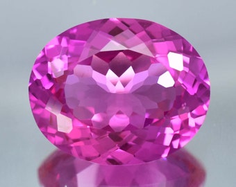 22 x 18 MM Flawless 35.20 Ct Natural Royal Pink Ceylon Sapphire Loose Gemstone GITCertified High Quality Heart Touching Ring Making Gemstone