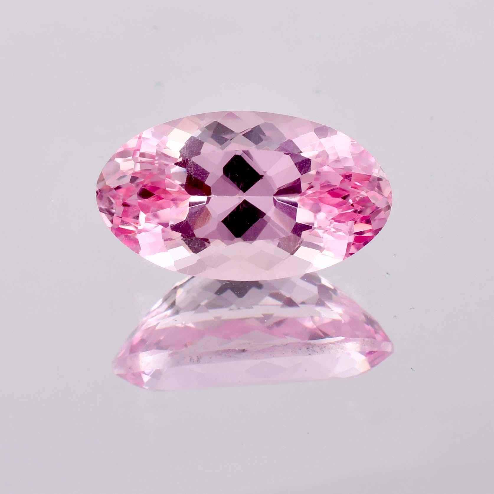 タクダム　ソフビ　ピンク　14cm AAA Flawless 17 X 10 Mm Natural Ceylon Peach Padparadscha Sapphire