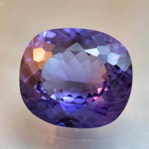 AAA 22 x 19 x 10 mmFLAWLESS 37.75 Ct Natural GIT Certified Color-Change Alexandrite Perfect Cushion Cut Loose Gemstone Making Jewelry & Ring