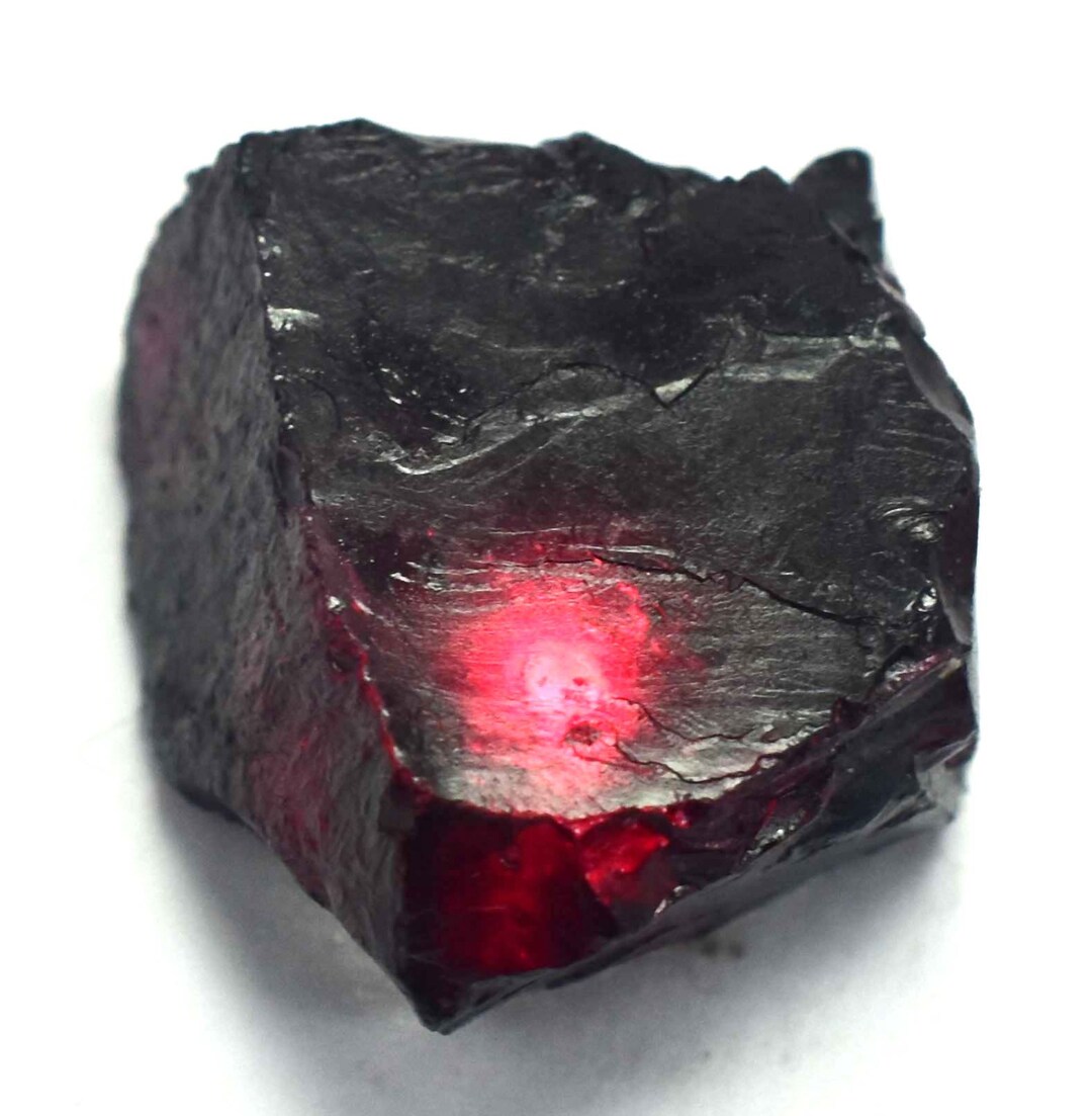 AAA 60.05 Ct Very Rare Natural Red Painite Rough Unheated Burmese Facet ...