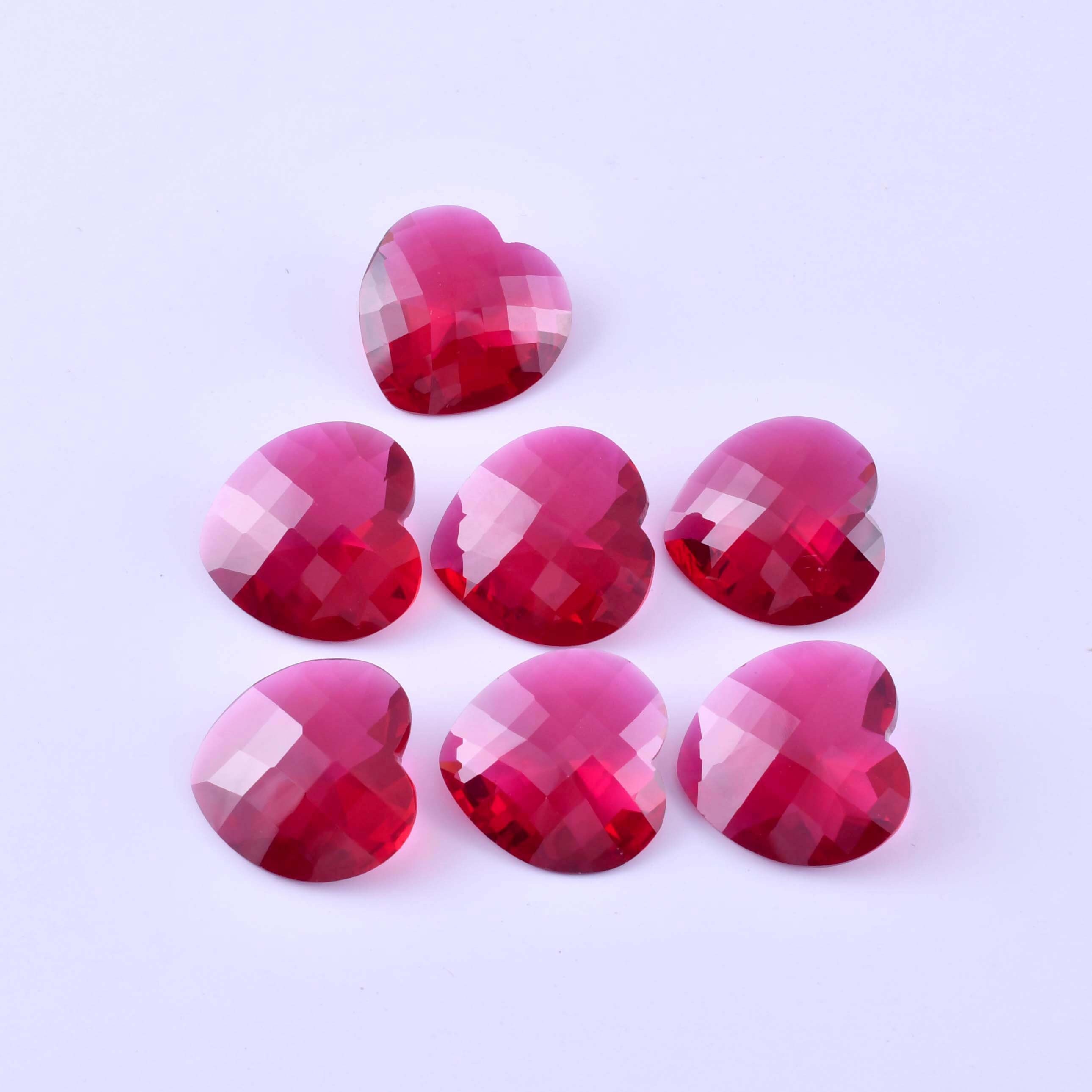 Rubino Naturale Rotondo Corindone Rose-Cut Lotto Sfuso Gemma 10 MM Per - Foto 2