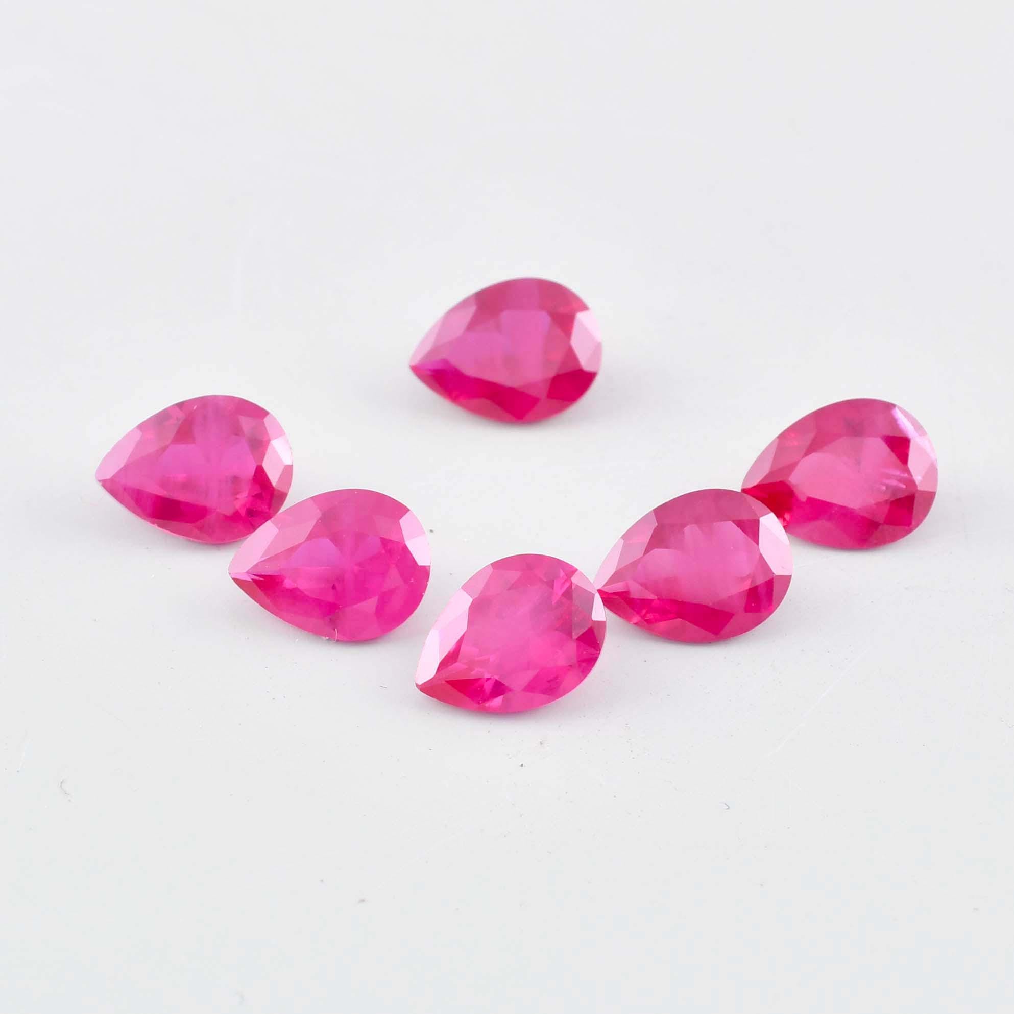 8 X 6 MM, 6 Pieces Lot Flawless 8.15 Ct Natural Mozambique Blood