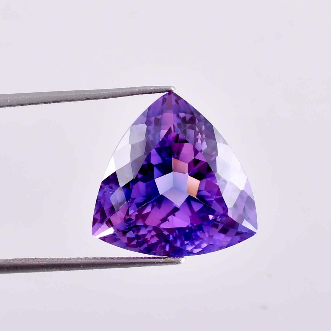 15 X 15 MM Bi-color Purple Blue Java Plum Sapphire 19.05 Ct Loose ...