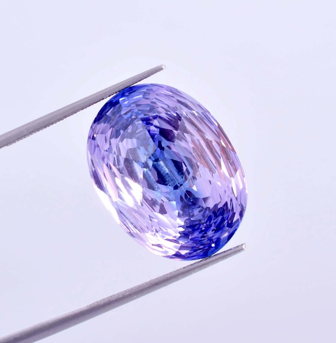 20 X 15 MM Bi-color Purple Blue Java Plum Sapphire 27.55 Ct Loose ...