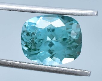 13 x 11 MM felfri ENORM 10,10 Ct exklusiv glamorös naturlig tvåfärgad partisafir med GIT-certifierad fantastisk ädelsten av högsta kvalitet