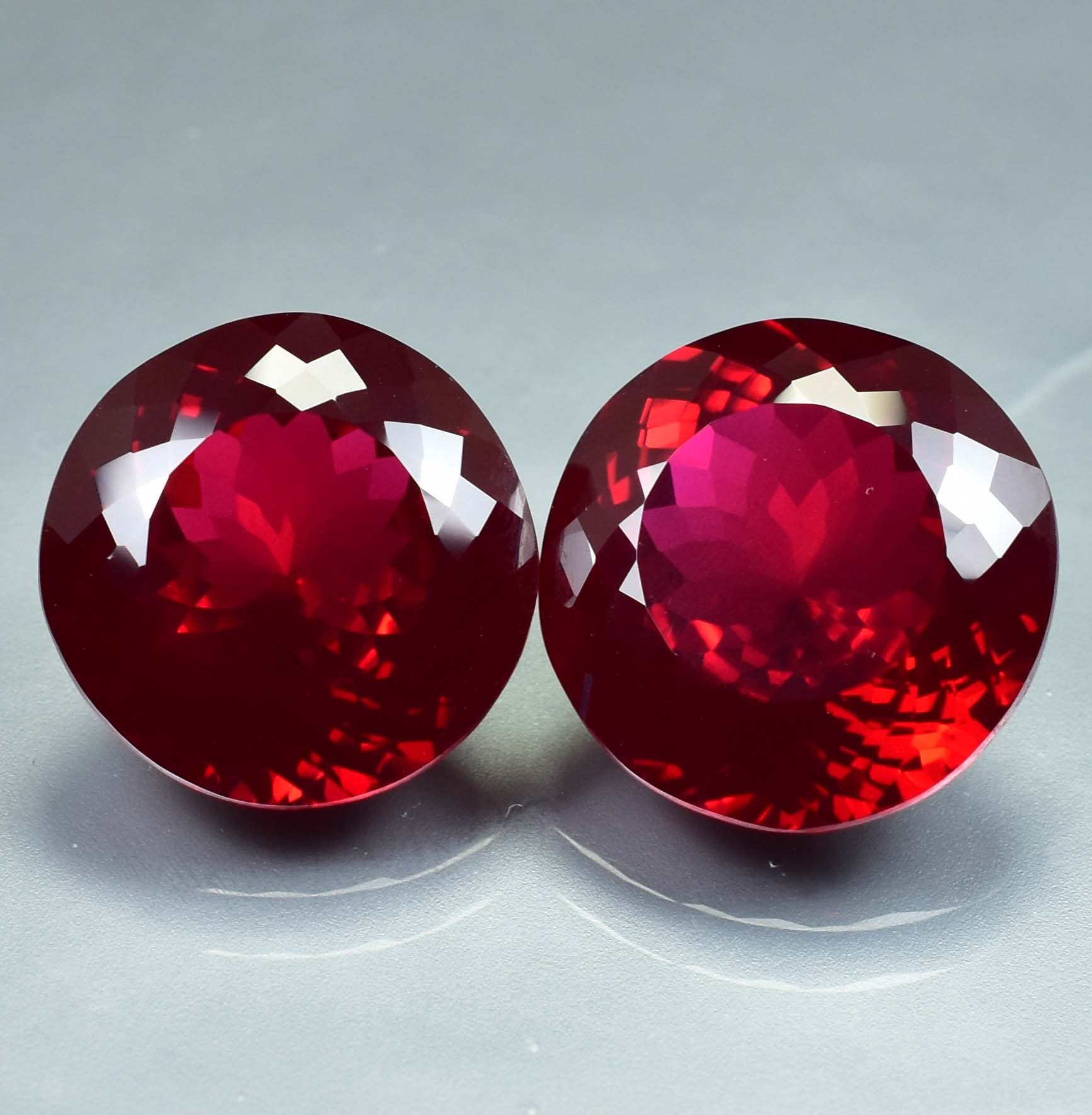Painite Rarity AAA+ 115.00 Ct Very Rare Natural Red Painite A Pair of Round Cut ...