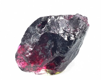 AAA+ 124,60 Ct Bardzo rzadkie 100% naturalne czerwone skały painitu, surowe, nieogrzewane, nieogrzewane, birmańskie, szlifowane (GIT), certyfikowane Bardzo ładna jakość i kolor