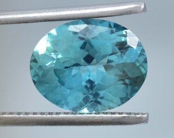 12 x 10 MM felfria ENORMA 5,85 ct exklusiva glamorösa naturliga tvåfärgade partisafirer med GIT-certifierad fantastisk ädelsten av högsta kvalitet