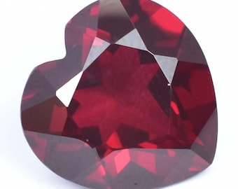 AAA+ 13 Ct Very Rare Natural Red Painite Heart Cut Unheated Burmese Facet GIT Certified Gemstone Very nice Quality 10 x 8 mm