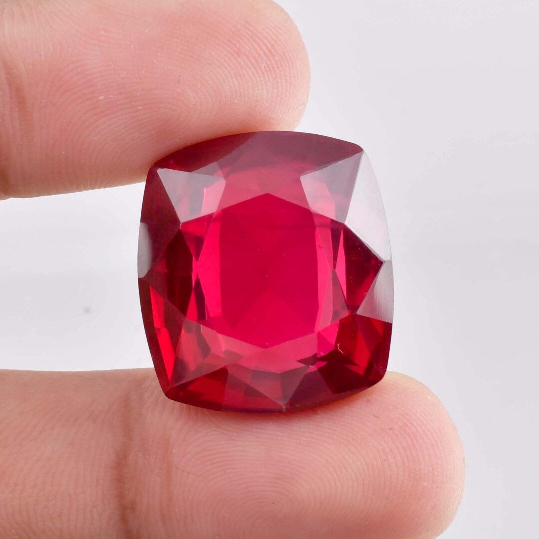23 X 21 MM Flawless 66.65 Ct Natural Mozambique Blood Red Ruby