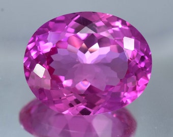23 x 19 MM Flawless 42.30 Ct Natural Royal Pink Ceylon Sapphire Loose Gemstone GITCertified High Quality Heart Touching Ring Making Gemstone