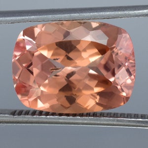 14 x 11 MM Flawless Natural Imperial Topaz 10.75 Ct Perfect Cushion Cut Loose Gemstone GIT Certified Hi-End Glamorous, Breathtaking Gemstone