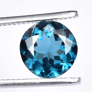 10 x 10 MM Flawless 3.80 Ct Natural Indicolite Blue Green Tourmaline Loose  Gemstone GIT Certified Use Making Pendent Ring