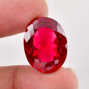 24 x 19 MM Felfri 40,45 Ct Naturlig Mozambique Blodröd Rubin Ädelsten GIT-certifierad Värdefull Hjärtrörande Hisnande Lös Ädelsten