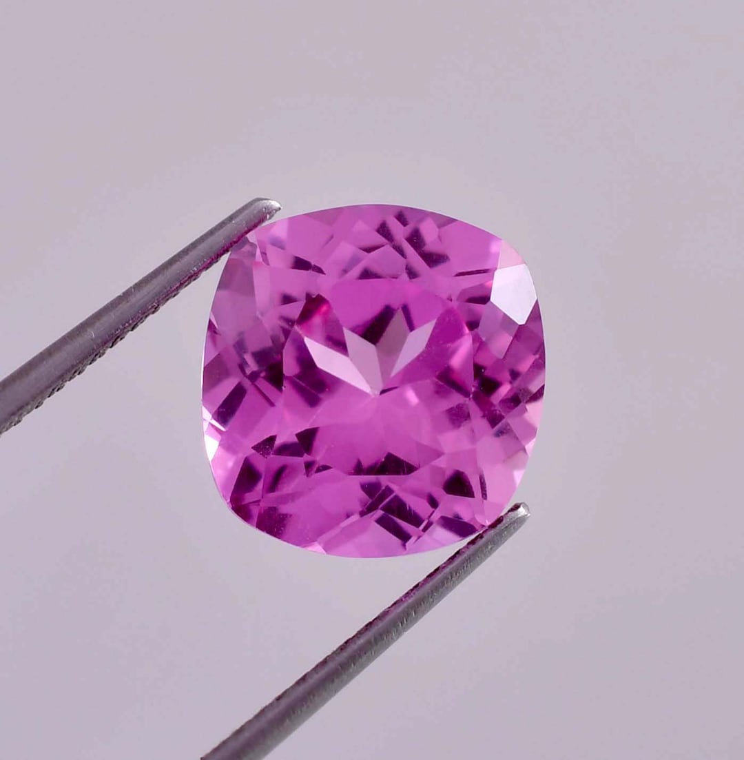 Good Spinel 10 X10 MM 6.15 Ct 100% Natural Ceylon Pink Spinel Perfect Cushion Cut ...
