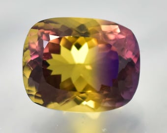 AAA 完璧 20 x 16 MM 天然バイカラー ボリビア アメトリン ルース