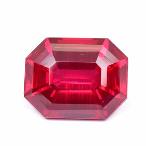 16 x 13 MM AAA Flawless 17.60 Ct Natural Mozambique Pegion Blood Red Ruby Perfect Radiant Cut Gemstone GIT Certified Precious Rare Find