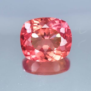 18 x 15 MM Flawless 20.00 Ct Bi-Color Padparadscha Sapphire (GIT) Certified Gemstone High-End Glamorous & Precious Use Making Ring, Pendent