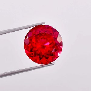 12 x 12 MM Felfri 10,05 Ct Naturlig Mozambique Blodröd Rubin Ädelsten GIT-certifierad Värdefull Hjärtrörande Hisnande Lös Ädelsten