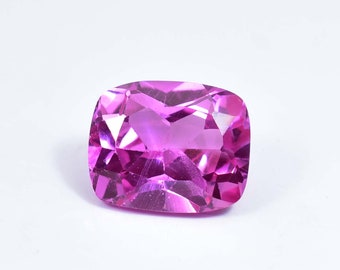 14 x 11 MM African Spessartite Pink Garnet Unique Color 10.95 Ct 100% Natural Cushion Cut Gemstone GIT Certified Very Precious