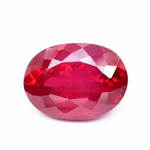 17 x 13 MM AAA Flawless 18.10 Ct Natural Mozambique Pegion Blood Red Ruby Perfect Oval Cut Gemstone GIT Certified Precious Rare Find
