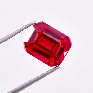 8 x 10 MM Felfri 6,10 Ct Naturlig Mozambique Blodröd Rubin Ädelsten GIT-certifierad Värdefull Hjärtrörande Hisnande Lös Ädelsten