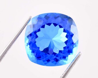 Tanzanite Naturelle Bleue 110.80 Carats - Taille Coussin, Certification SVGTL, Qualité Excellente, Inde