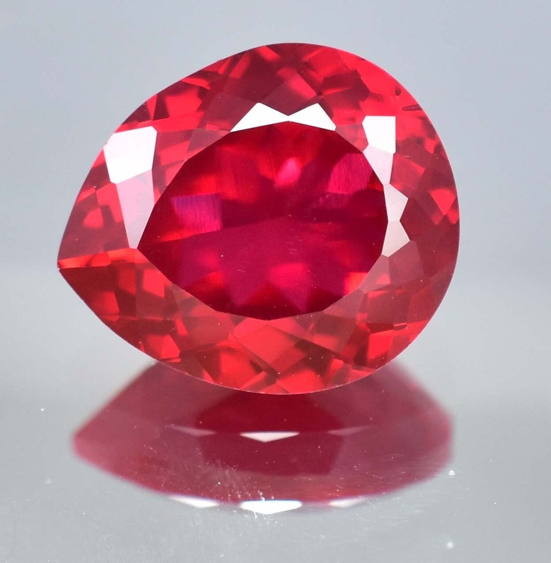 Perfect Ruby 18 X 16 MM Flawless 20.75 Ct Natural Mozambique Blood Red Ruby Perfect ...