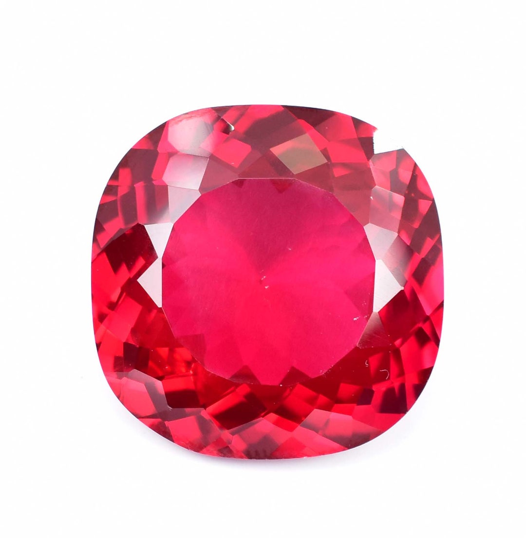 22 x 22 mm AAA Flawless 47.90 Ct Natürliche Mosambik Pegion Blood Red ...