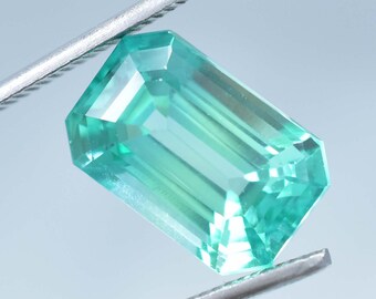 15 x 10 MM felfri ENORM 12,75 Ct exklusiv glamorös naturlig tvåfärgad partisafir med GIT-certifierad fantastisk ädelsten av högsta kvalitet