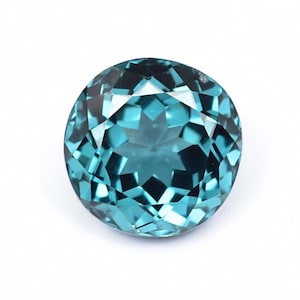 11 x 11 MM Flawless 6.35 Ct Natural Indicolite Blue Green Tourmaline Loose  Gemstone GIT Certified Use Making Pendent Ring