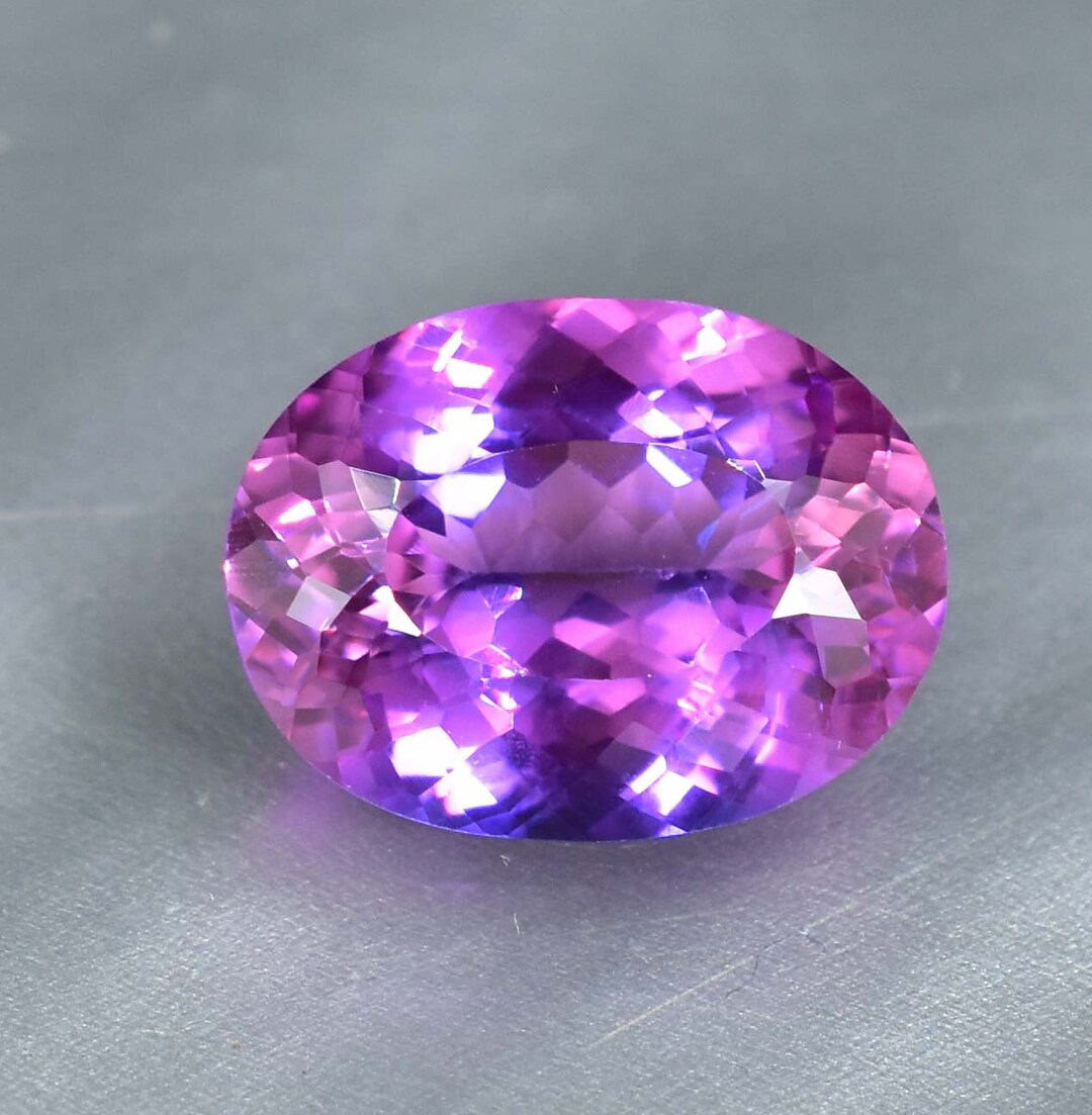 Flawless 18.25 Ct Triple Color Purple Blue and Pink Ceylon Taaffeite ...