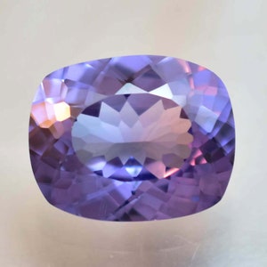 AAA 19 x 15 x 10 mmFLAWLESS 26.50 Ct Natural GIT Certified Color-Change Alexandrite Perfect Cushion Cut Loose Gemstone Making Jewelry & Ring