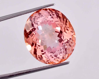 AAA Flawless 10 x 12 mm Natural Ceylon Peach Padparadscha Sapphire Loose Oval Cut 9.10 Ct Gemstone Ring And Jewelry Making GIT Certified