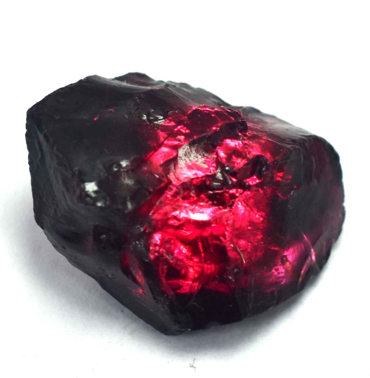 AAA+ 24.00 Ct Very Rare Natural Red Painite Rough Unheated Burmese Facet (GIT) Certified Very nice Quality 20.32 x 15.14 x 10.19 mm