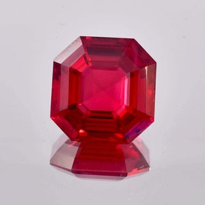 12 x 12 MM Felfri 11,40 Ct Naturlig Mozambique Blodröd Rubin Ädelsten GIT-certifierad Värdefull Hjärtrörande Hisnande Lös Ädelsten