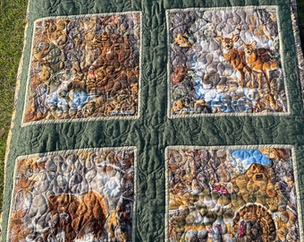 WildLife - King Size Quilt with Sham