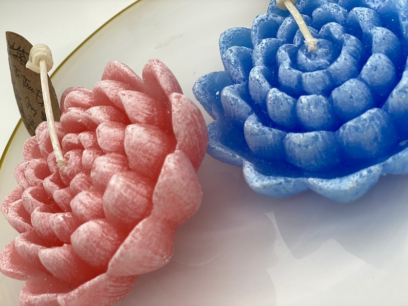 Lotus Flower Lotus Candles Water Lily Meditation Candles Etsy