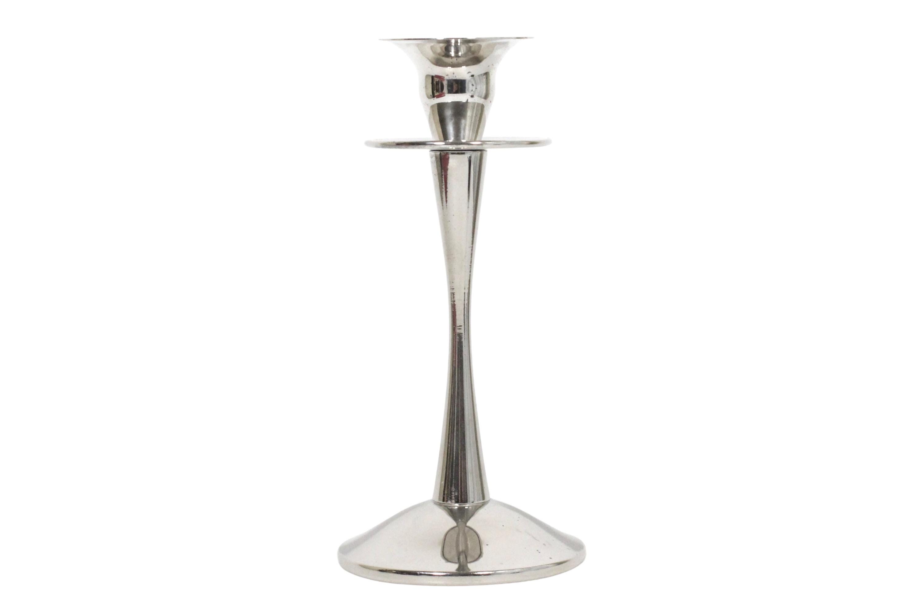 Design kerzenständer silber