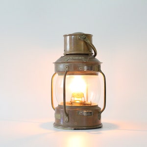 Antique Whale Oil Lamp / Primitive Lantern Wick Circa 1880s