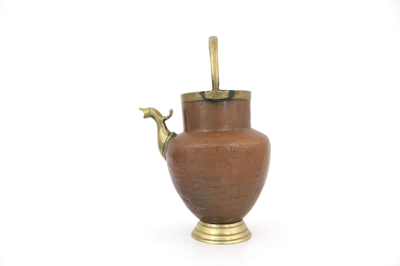 Brocca In Rame Per Acqua – Lota Ayurvedica Indiana, Design Tradizionale E Antiruggine