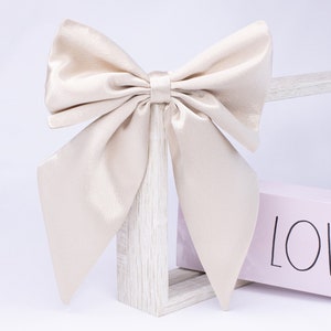 Satin Silk Hair Bow | Hair Bow French Barrette | Hair Bow for Girls | Hair Bow for Women | Women Hair Accessories | Girls Hair Accessories
