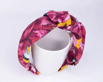 Silk Multi-Color Headband | Fashionable Headband | Stylish Headband | Turban Headband | Knot Headband | Women Headband | Girls Headband