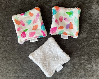 Reusable Makeup Remover Cloths - (Set of 3) Confetti Colors