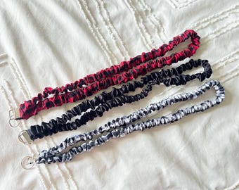 Cozy Plaid Collection - Scrunchie Lanyard