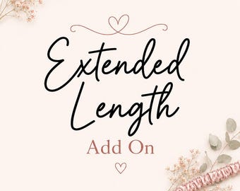 Extended Length for Lanyard Order (Add On Only)