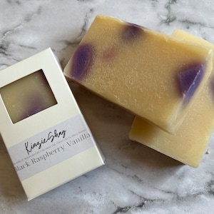 Black Raspberry Vanilla - Natural Cold Process Soap Bar