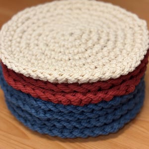 Crochet Cotton Rope Pot Holder