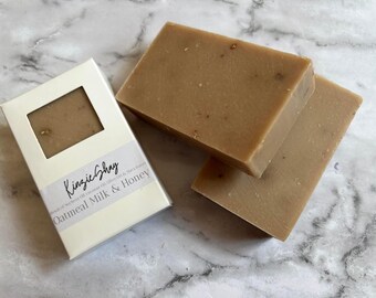 Oatmeal Milk & Honey- Natural Cold Process Soap Bar