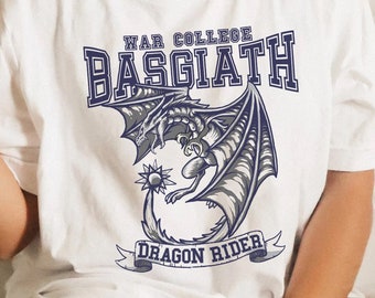 Basgiath War College Shirt | Fourth Wing Rebecca Yarros Empyrean Series Booktok Dragon Rider Violet Sorrengail Xaden Riorson Fantasy Bookish